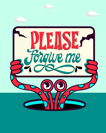 Banner online Forgiveness Day Card