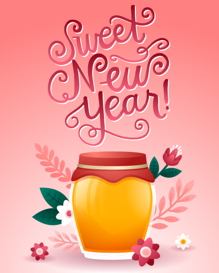 Sweet New Year online Rosh Hashanah Card