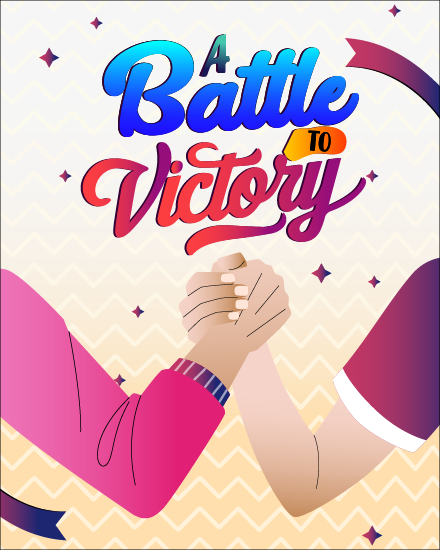 Victory online World Cancer Day Card