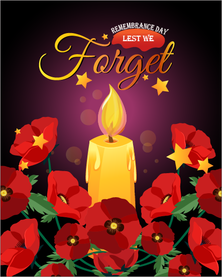 Lest We Forget online Remembrance Day Card