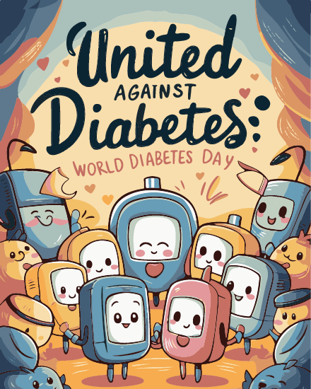 United online World Diabetes Day Card