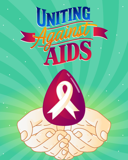 Uniting online World Aids Day Card