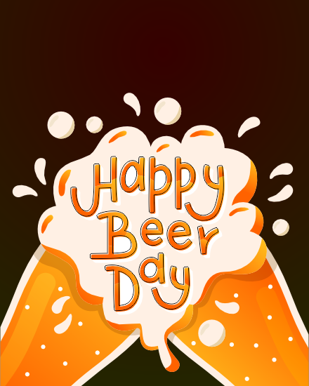 Cheers online National Beer Day Card