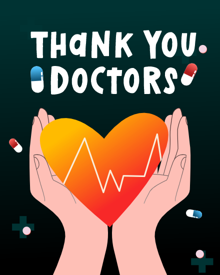 Thank You online National Doctor's Day Card
