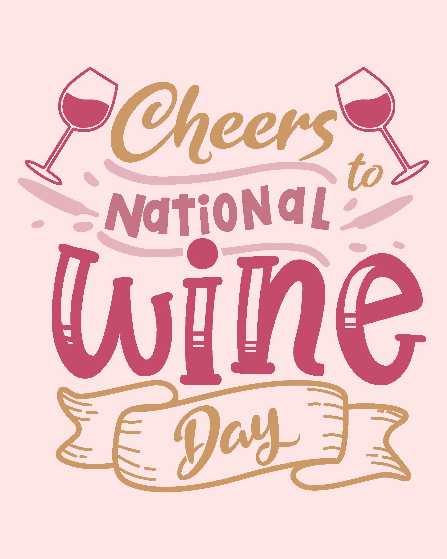 Cheers online National Wine Day Card