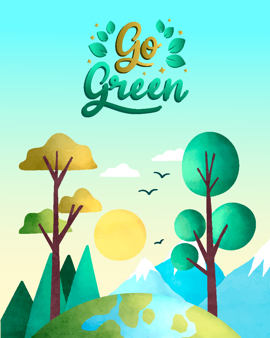 Go Green online World Environment Day Card