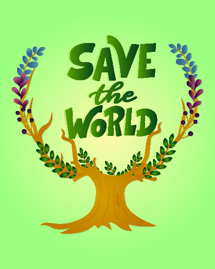 Save Trees online World Environment Day Card