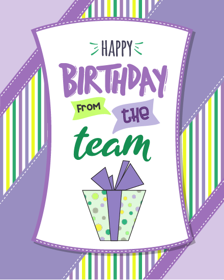 Gift Box online Birthday Card