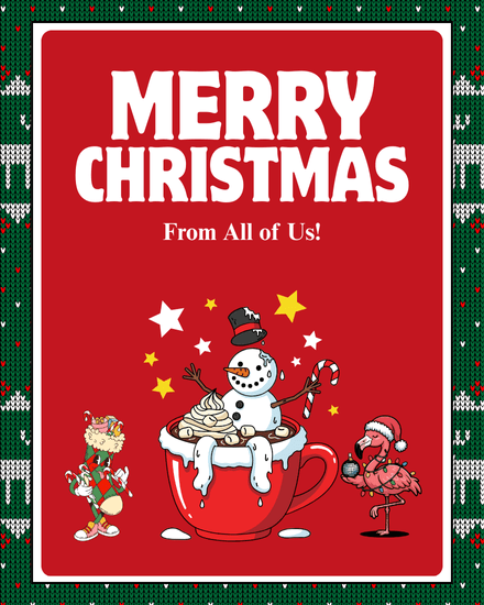 Cozy Cheer online Christmas Card