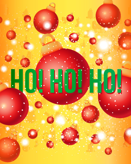 Bright Cheer online Christmas Card