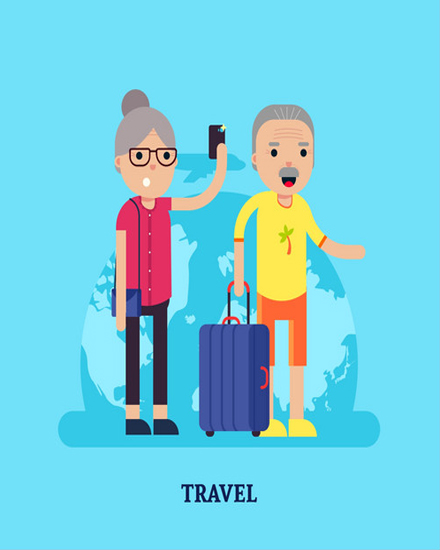 Travel Time online Retirement Card