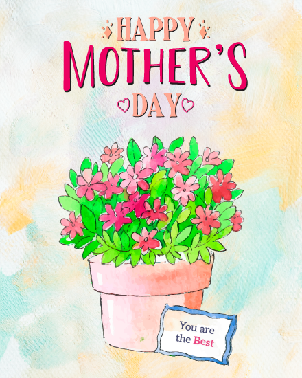 Mom You Are The Best online Mother's Day Card