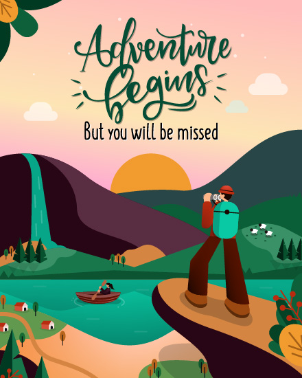 New Path Journey online Group Leaving Card