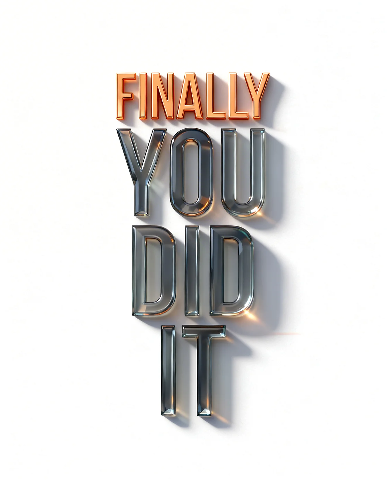 Bold Victory Shout online Job Promotion Card