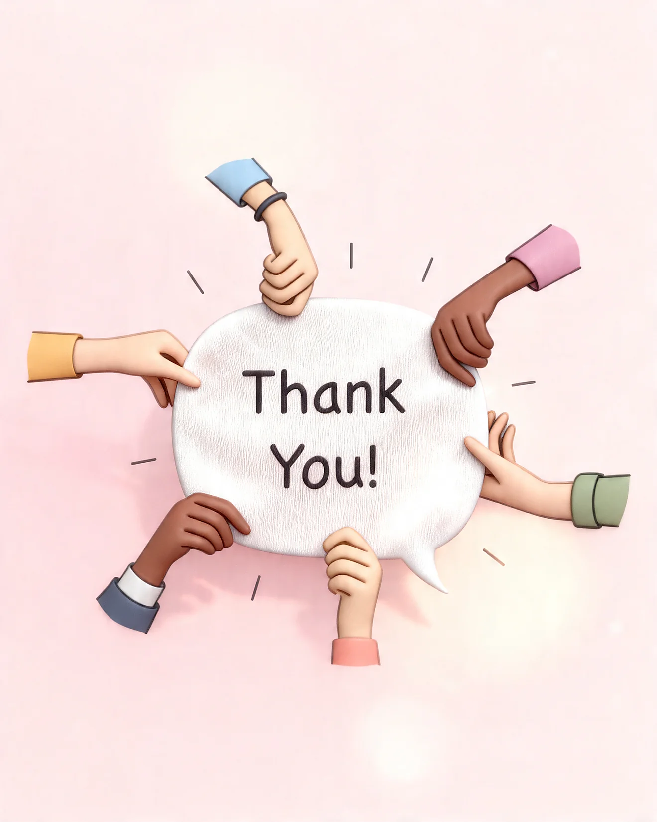 Collaborative Thanks online Thank You Card