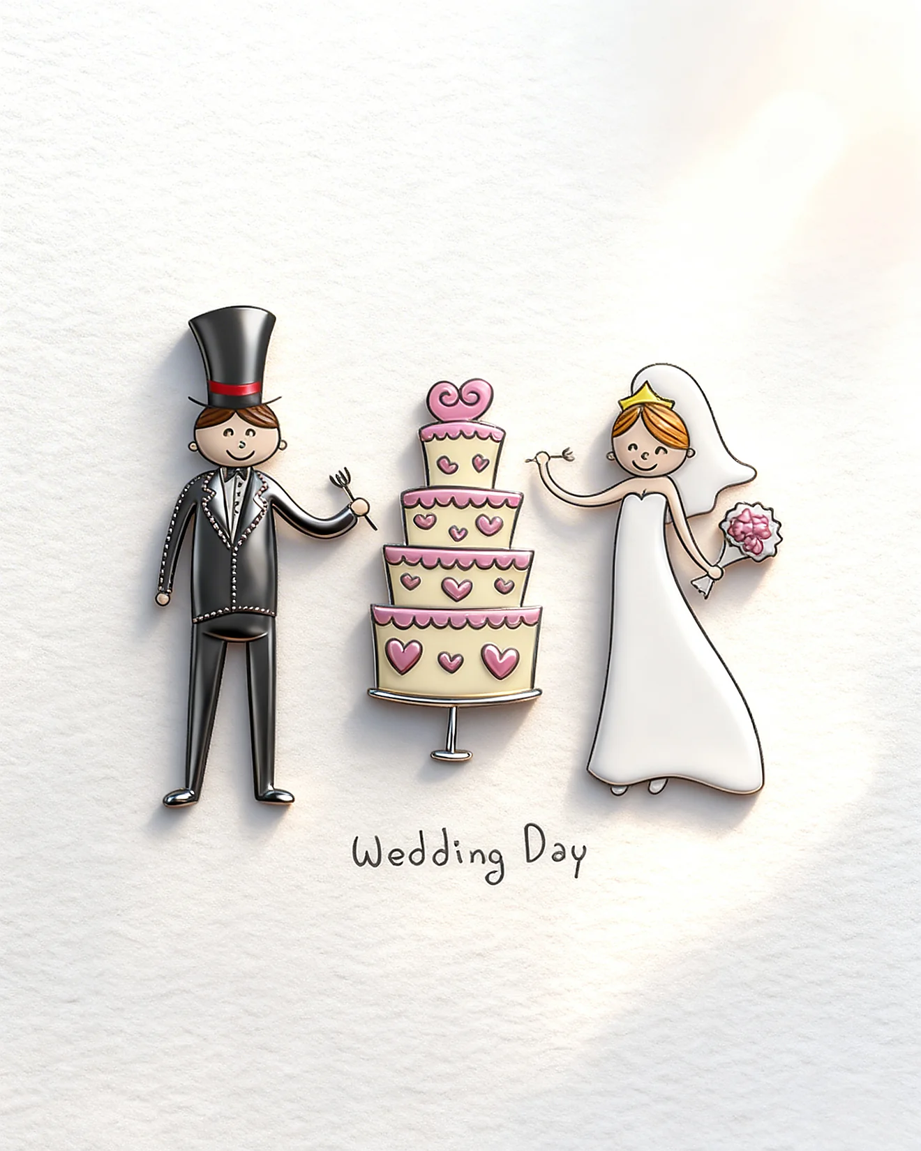 Sweet Forever Together online Wedding Congratulations Card
