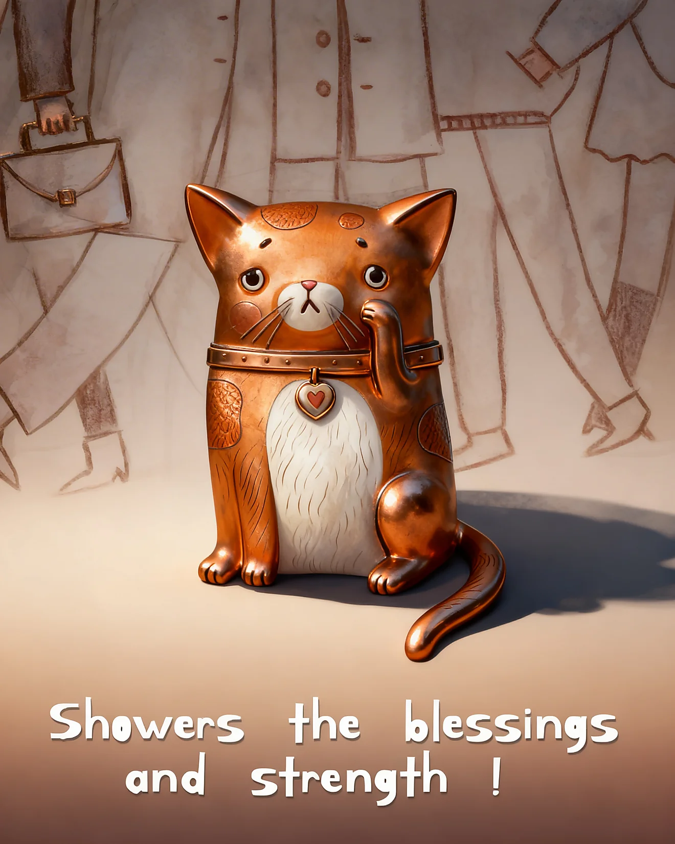 Strength And Blessings online Pet Sympathy Card