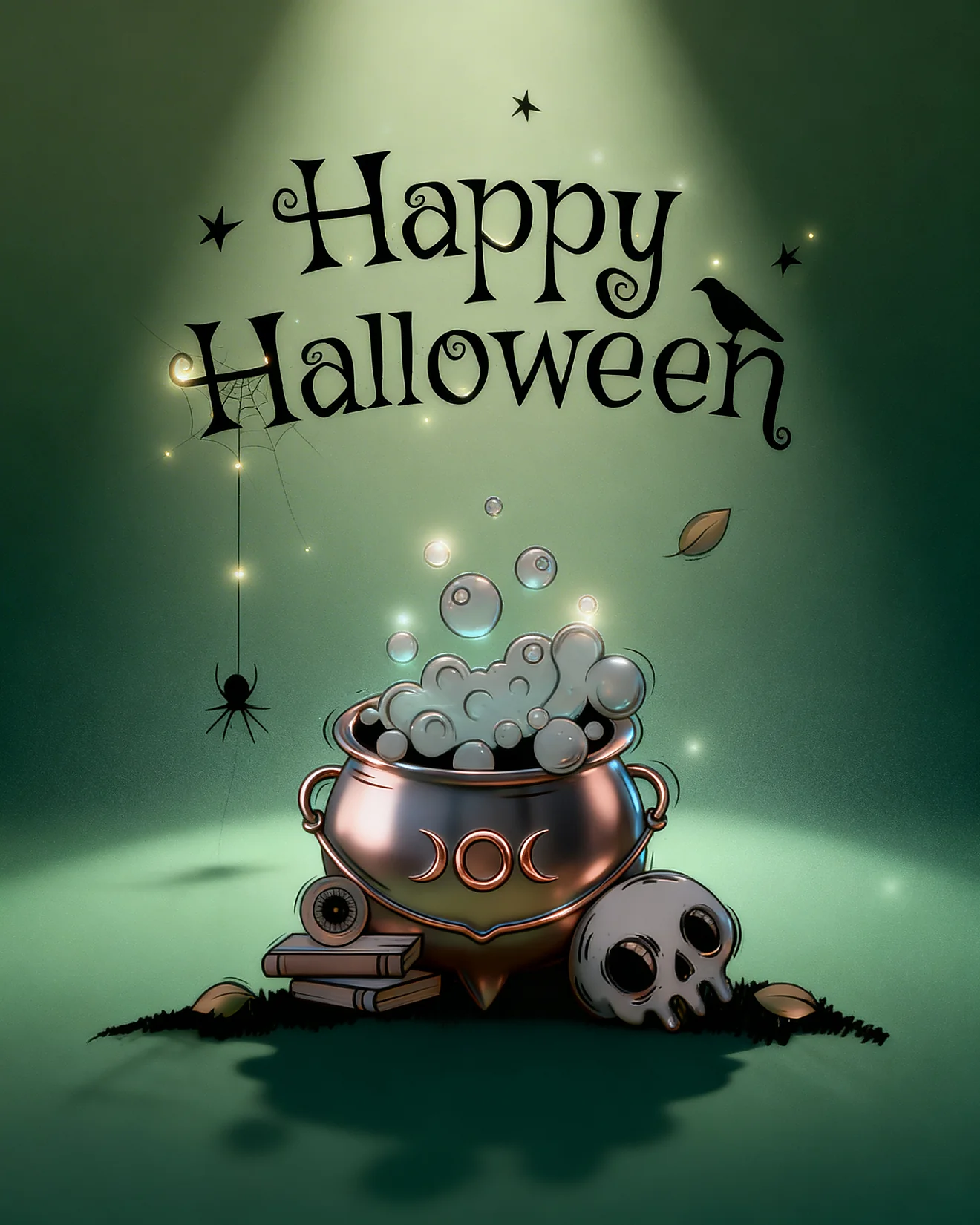 Wicked Brew Vibes online Halloween Card