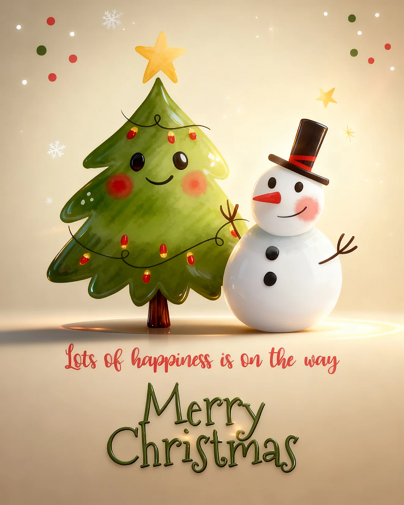 Snowy Season Smiles online Christmas Card