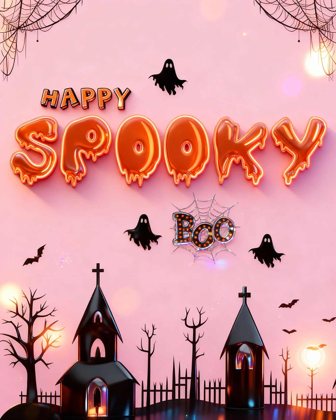 Thrilling Night Fun online Halloween Card