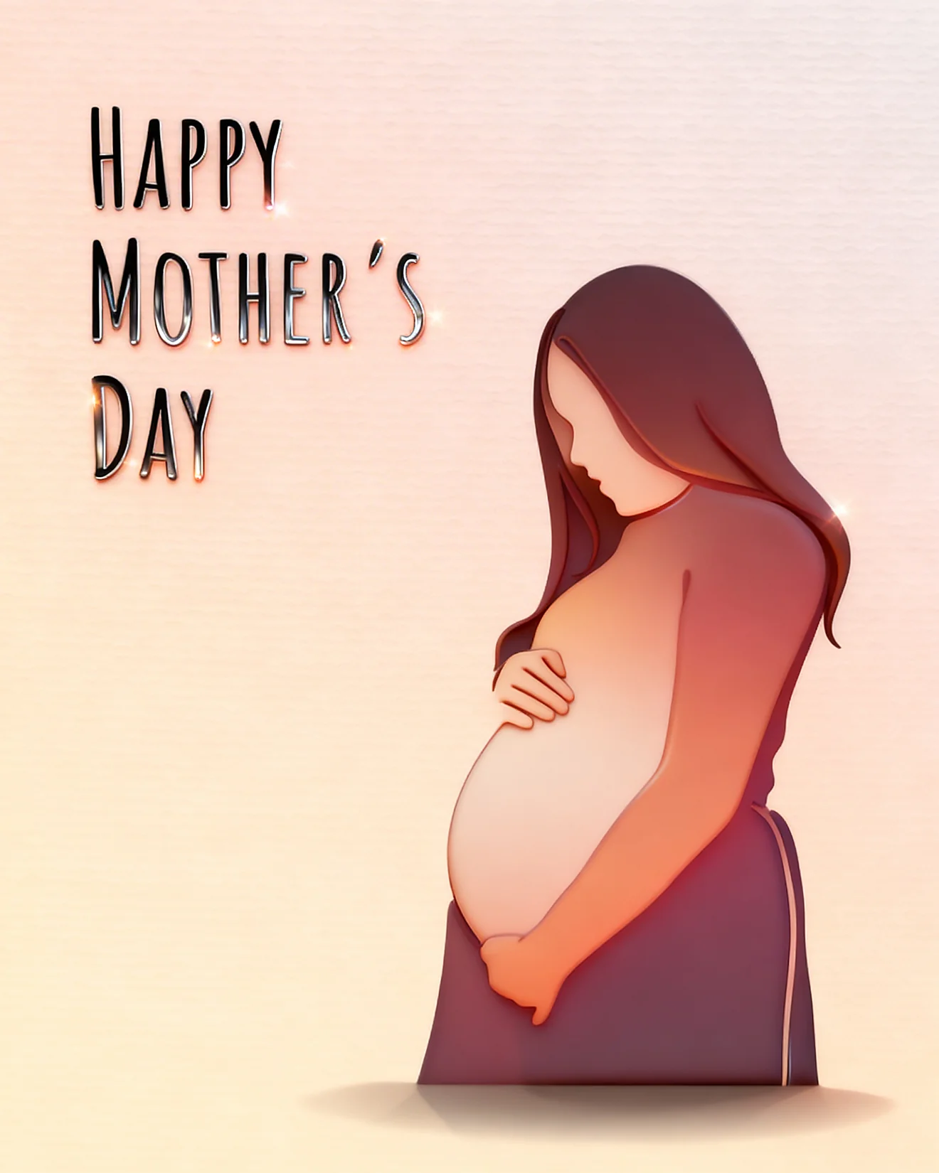 Radiant Floral Love online Mother's Day Card