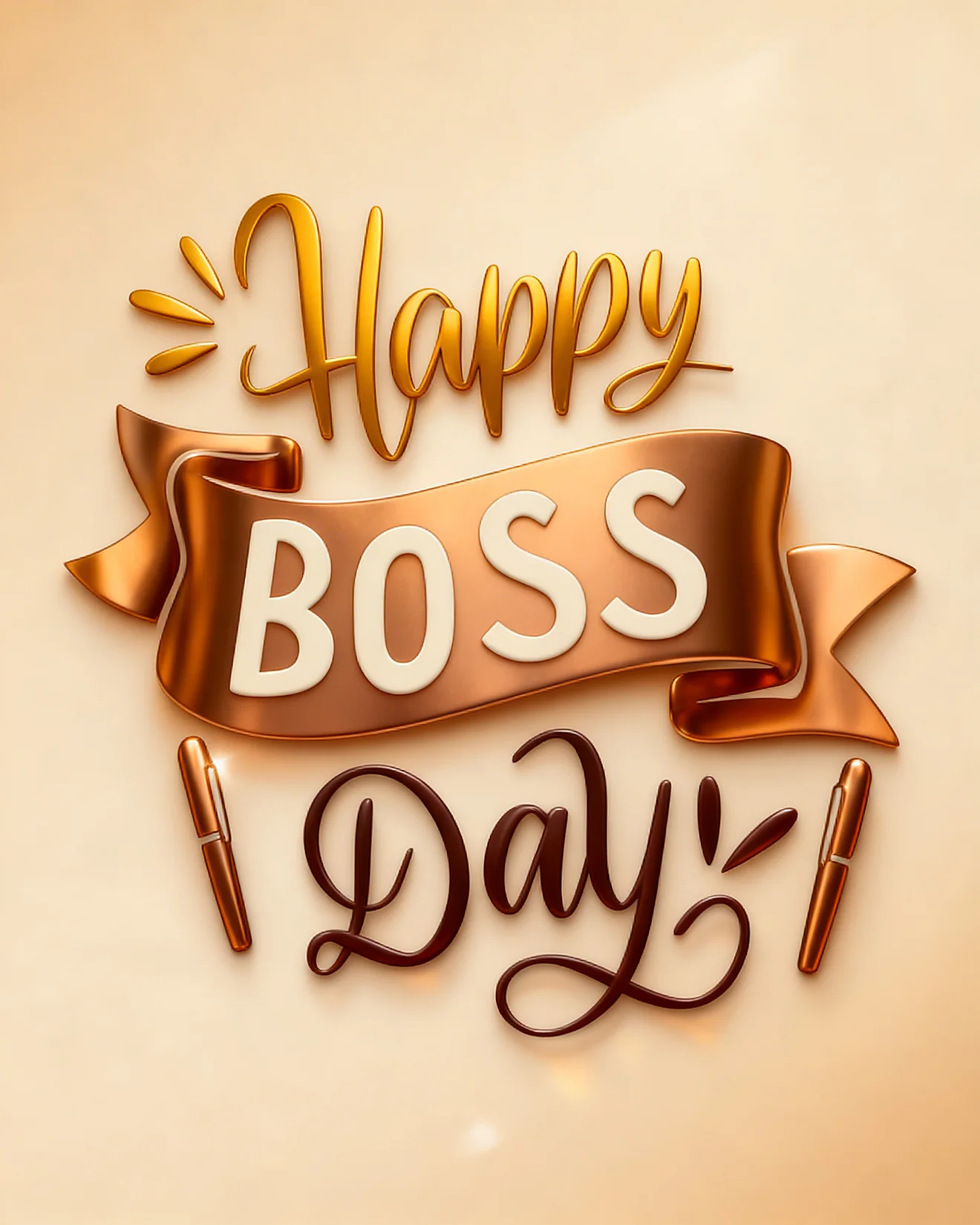 Leading With Excellence online Boss Day Card