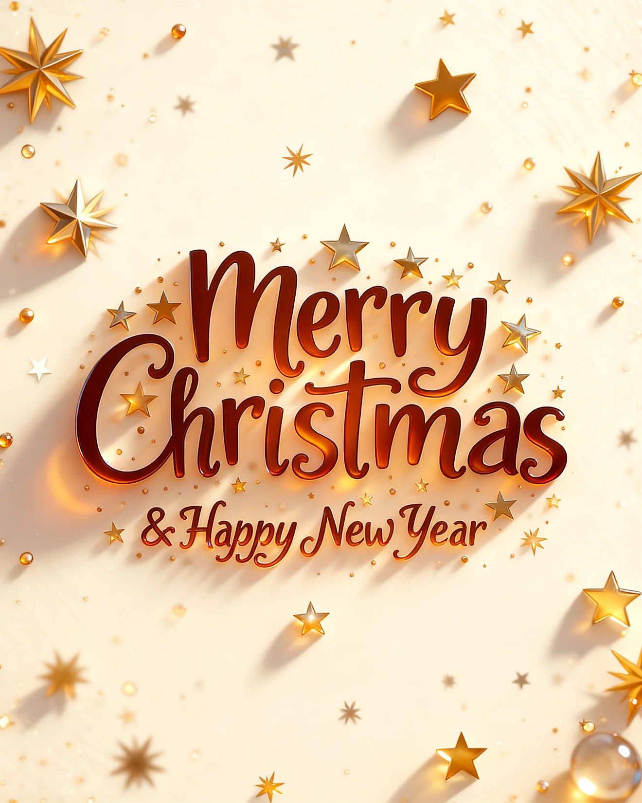 Golden Holiday Sparkle online Christmas Card