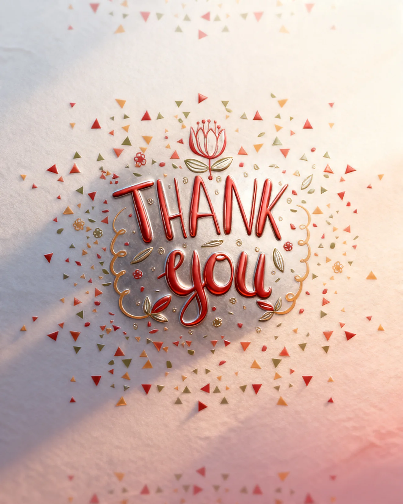 Warm Professional Regards online Business Thank You Card