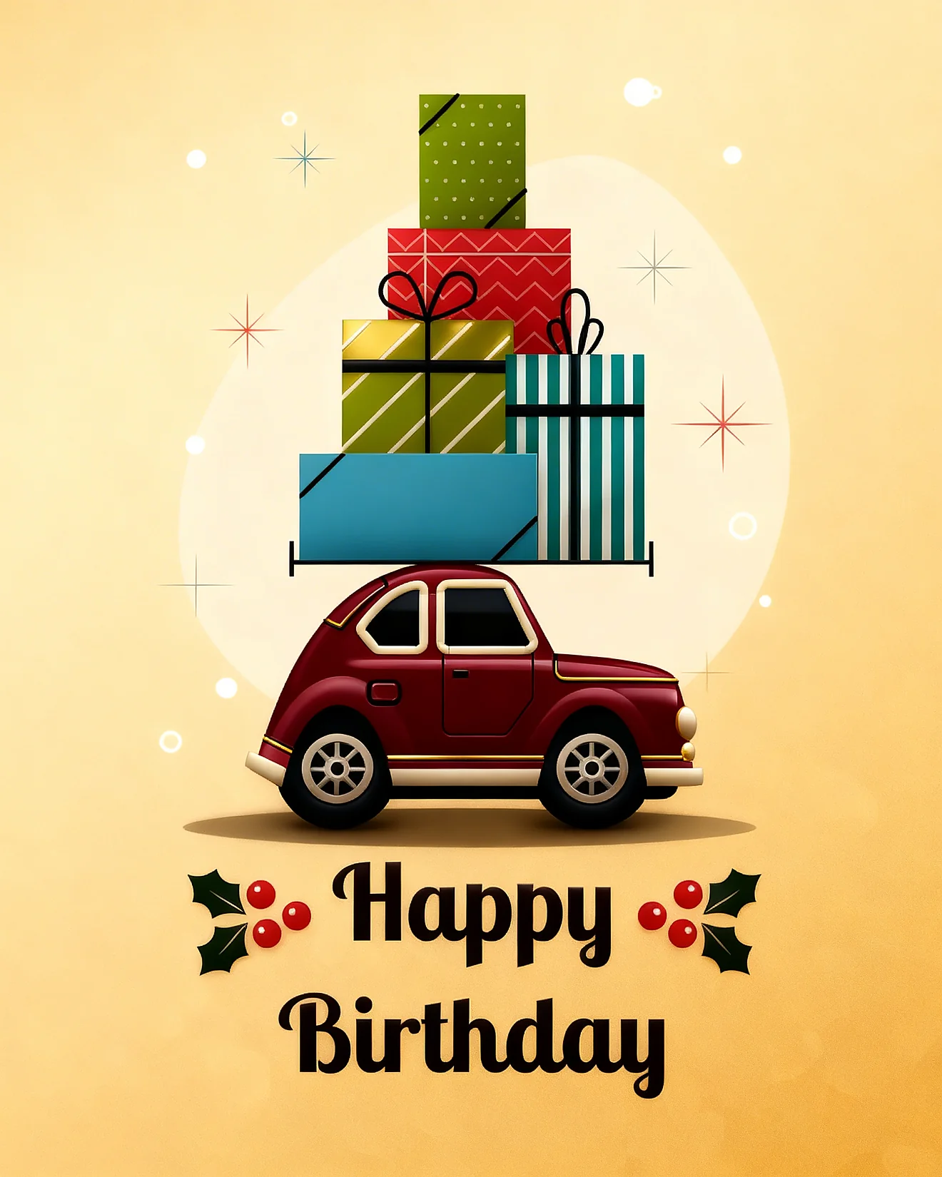 Delivery Of Joy online Birthday Card
