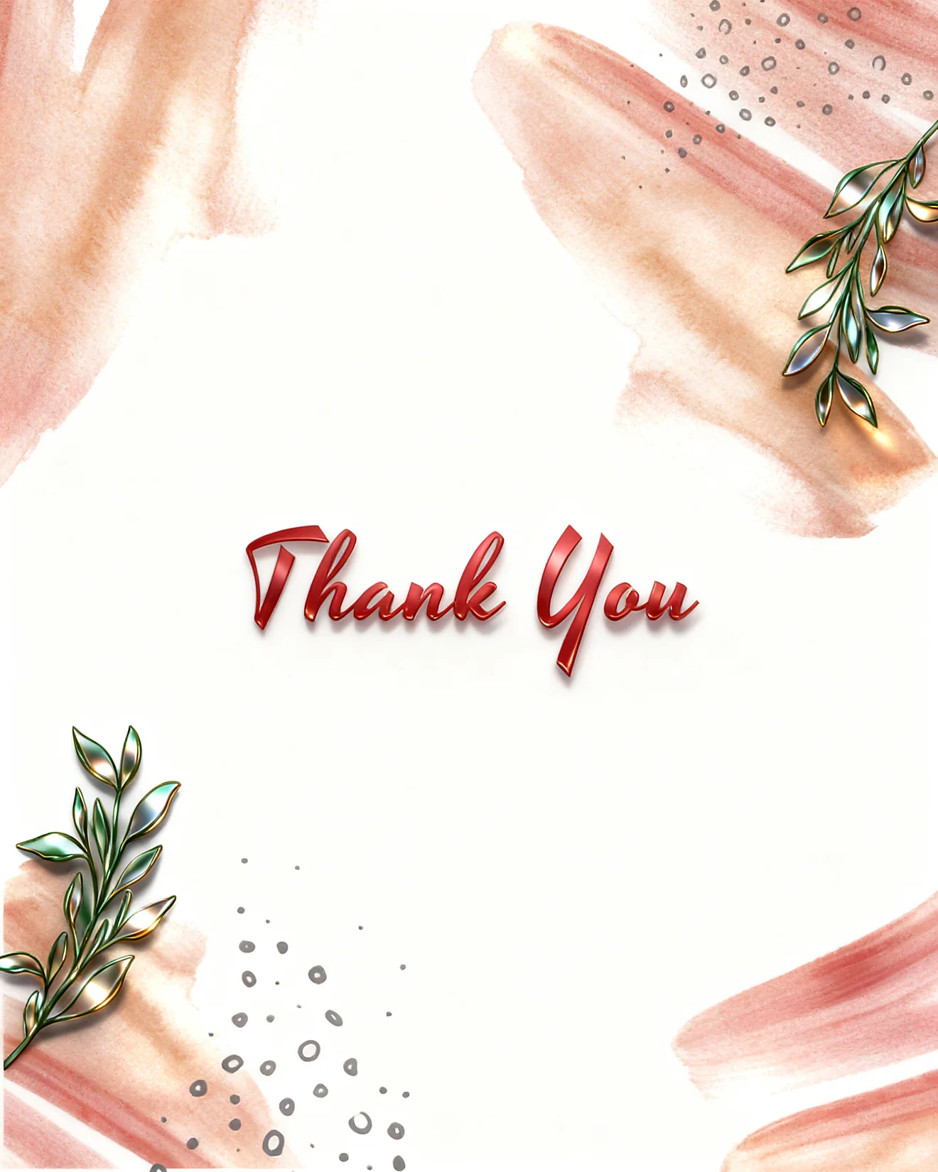 Vibrant Artistic Thanks online Wedding Thank You Card