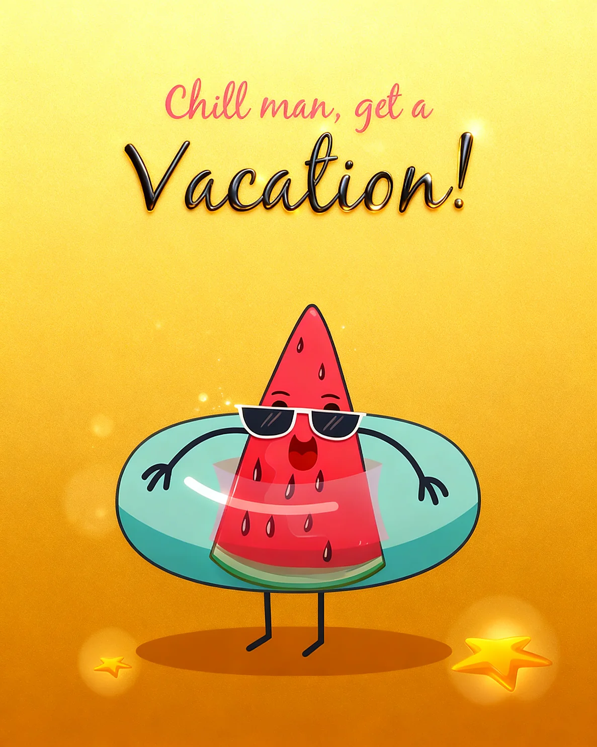 Relaxing Reward Vibes online Employee Appreciation Card