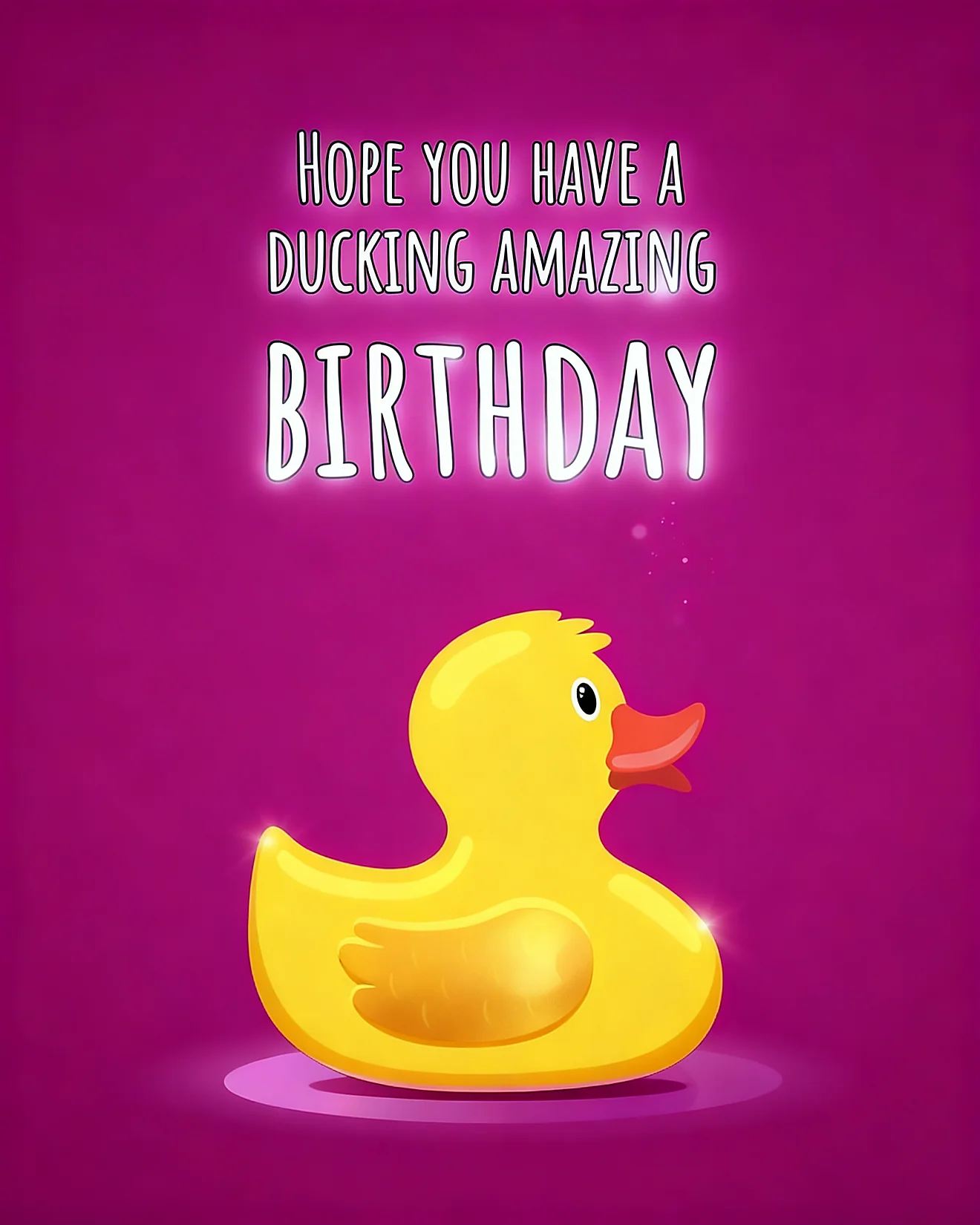 Ducking Amazing Birthday online Funny Birthday Card