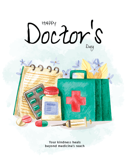 Kindness Heals online National Doctor's Day Card