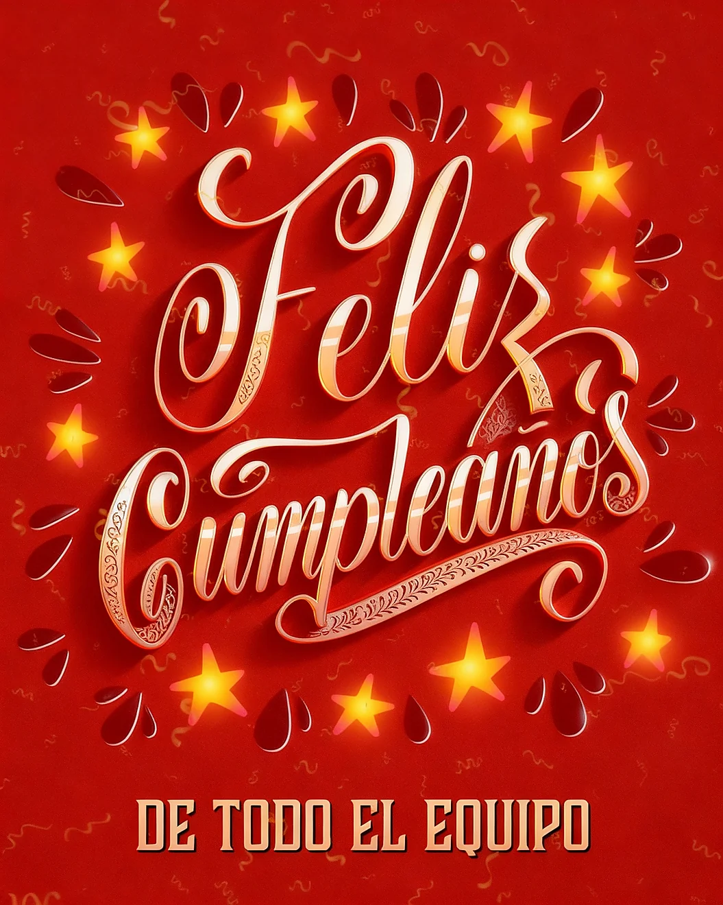Equipo Brilla online Spanish Birthday Card