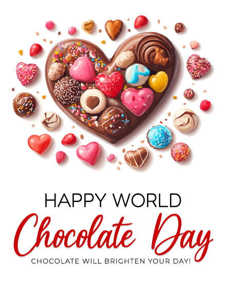 Sweet Heart Box online World Chocolate Day Card