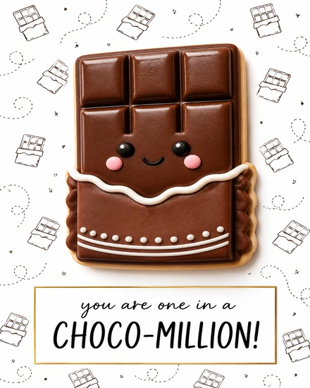 One In A Choco-million online World Chocolate Day Card