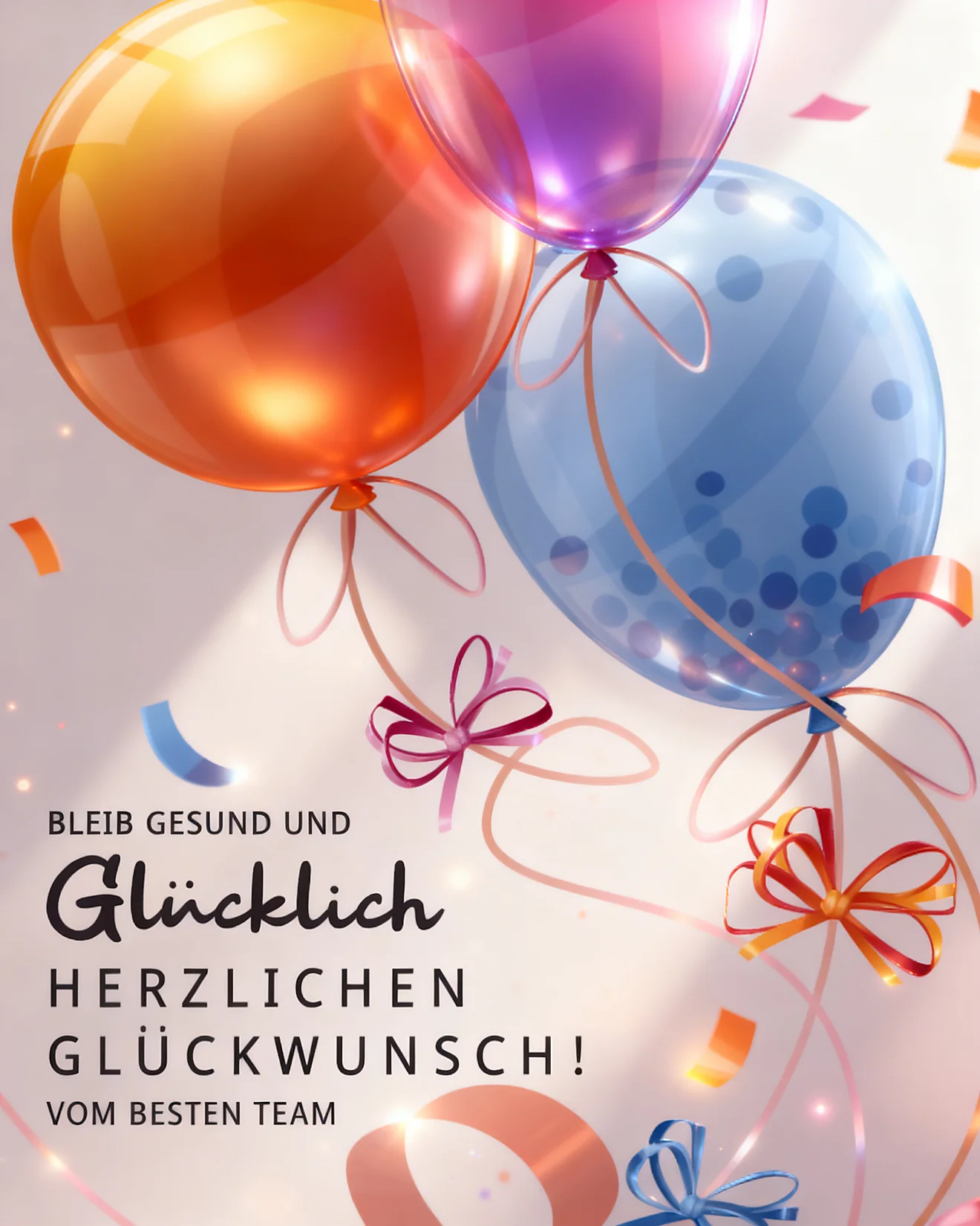 Bleib Gesund Und Glücklich online Geburtstagskarten Card