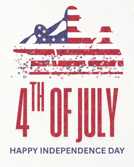 Soldiers Salute Freedom online 4th of July Card
