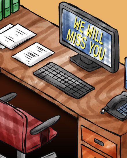 We Will Miss You online Farewell (GoodBye) Card