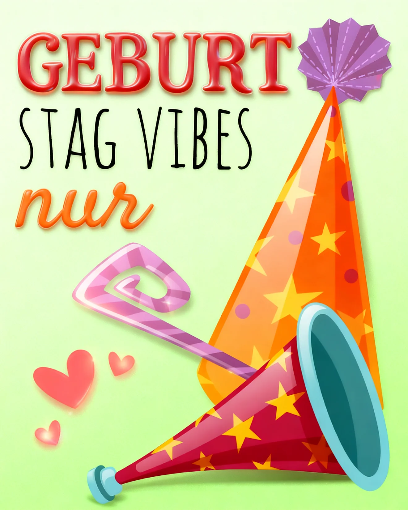 Stag Vibes Nur Heute online Geburtstagskarten Card