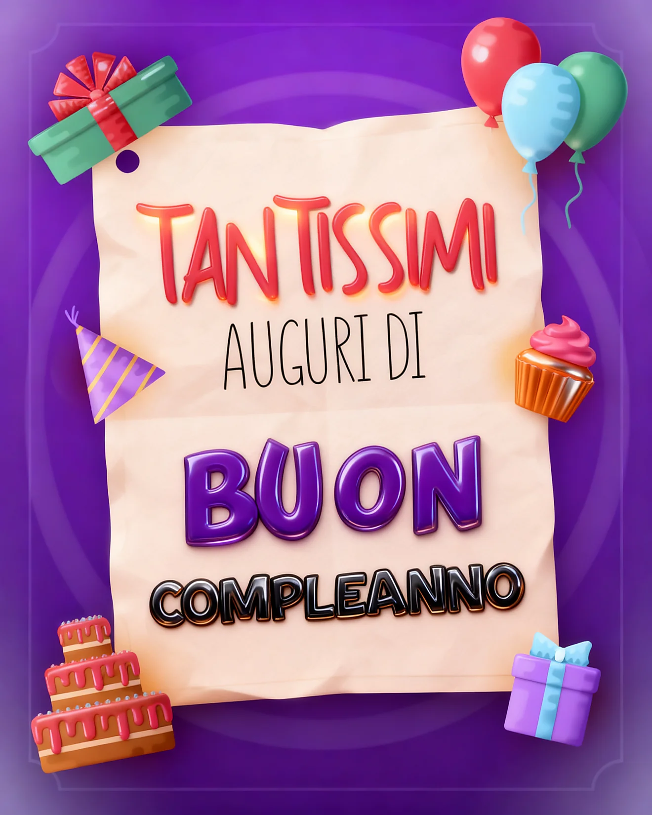 Tantissimi Auguri Di Cuore online Biglietti Auguri Compleanno Card