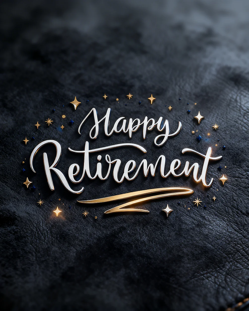 Shining Stars online Retirement Card