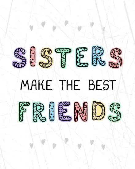 Make Friends online National Siblings Day Card