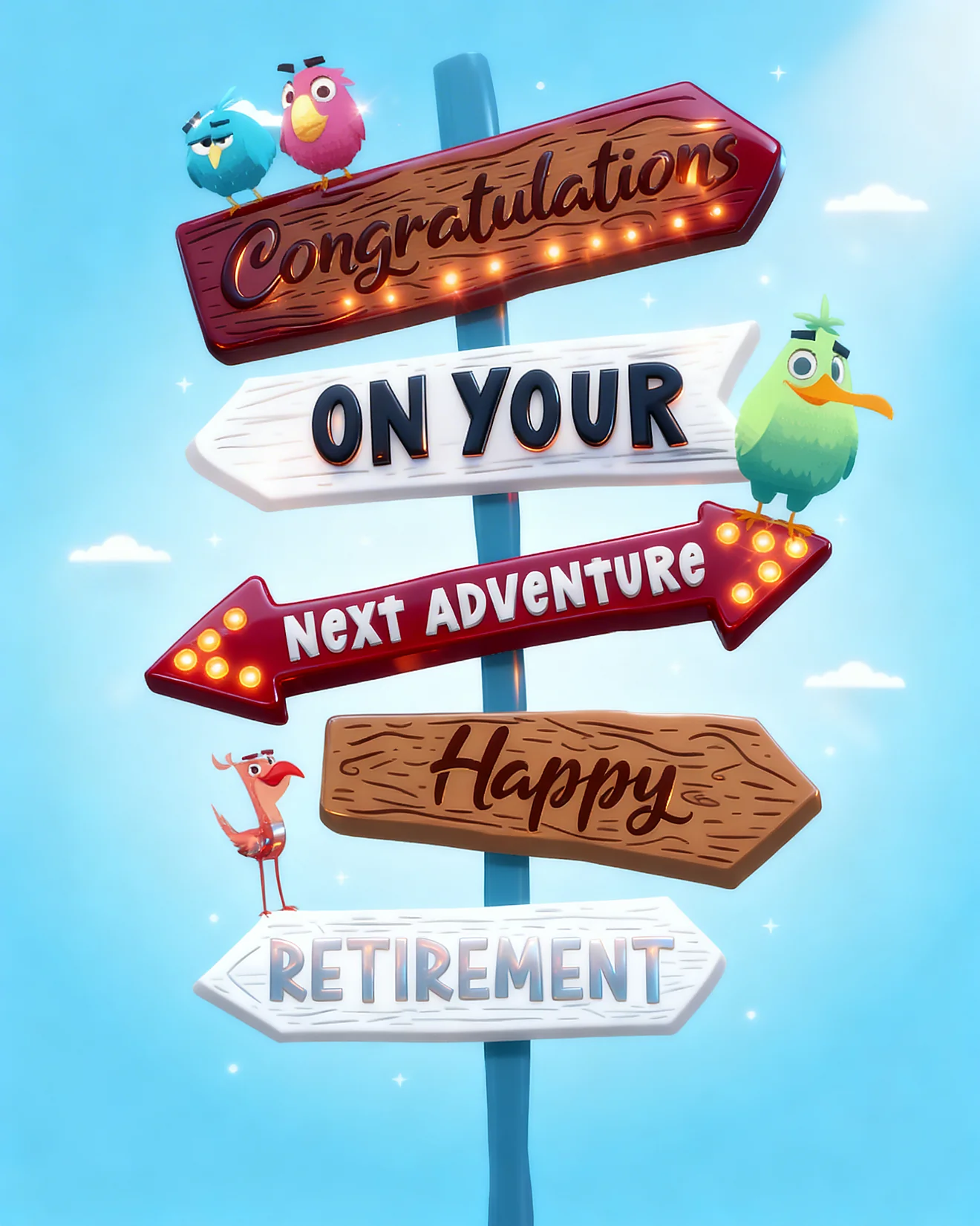 Next Journey Success online Retirement Card