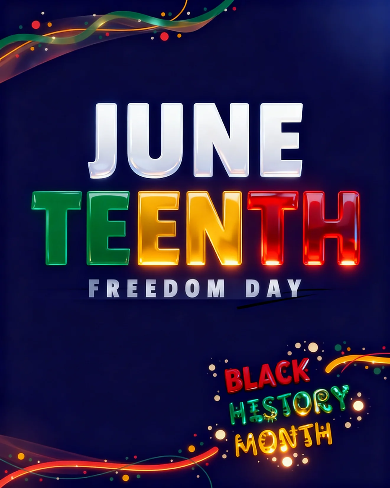 Honor Black History Always online Juneteenth Card