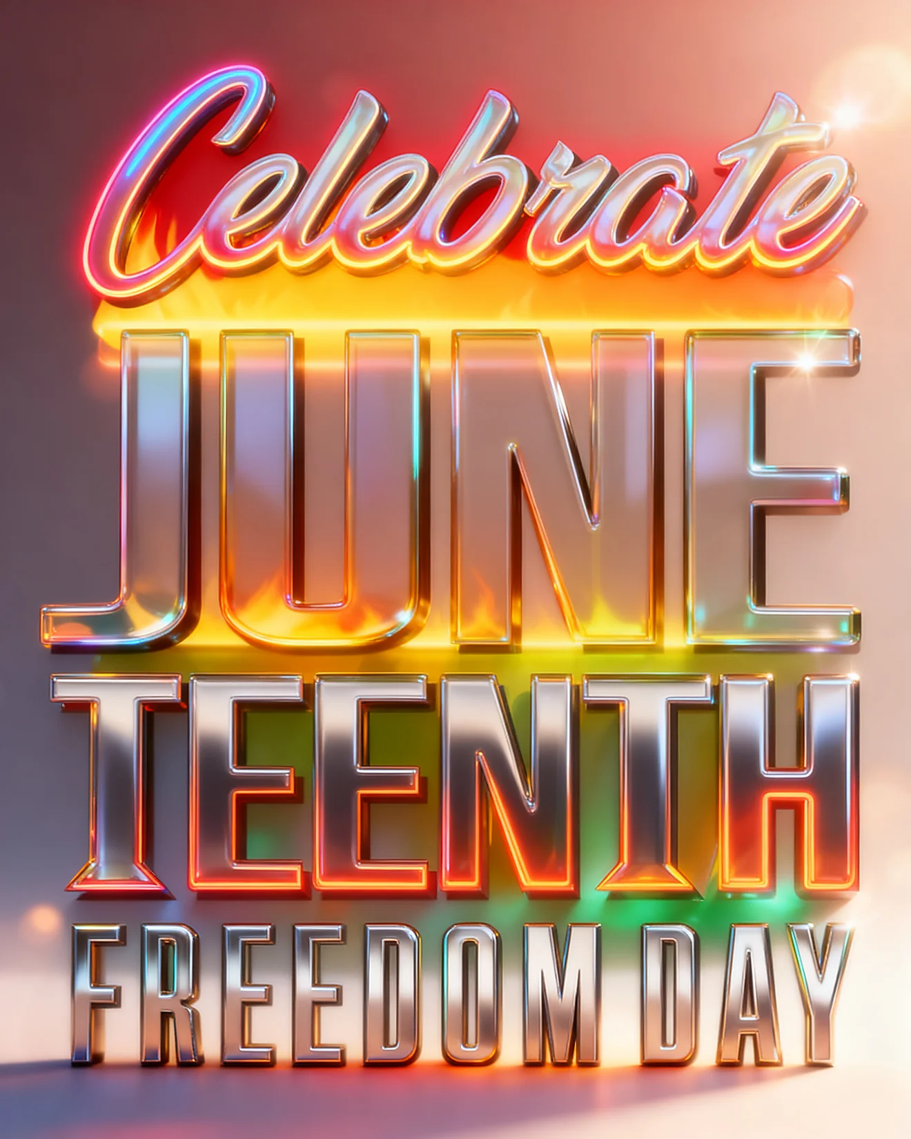 Celebrate Freedom Day Boldly online Juneteenth Card