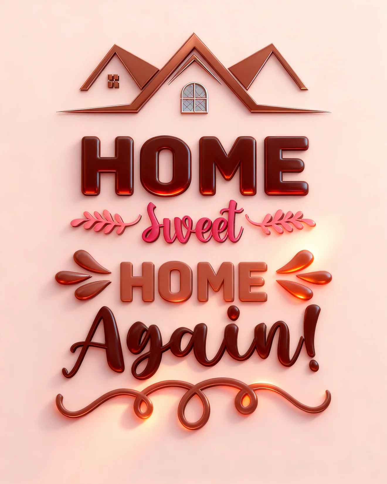 Home Sweet Home Again online Welcome Back Card