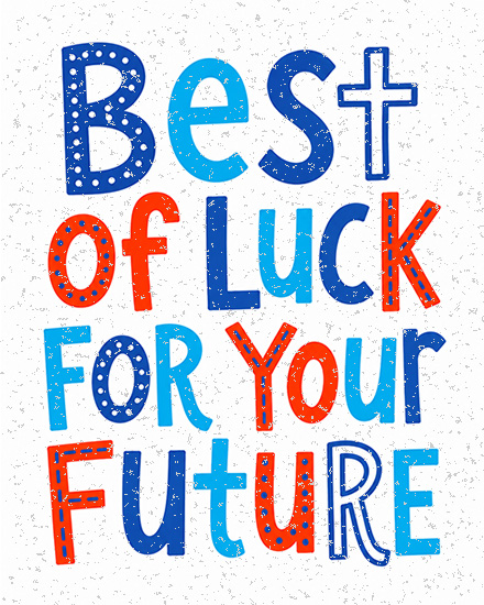 Bright Future Ahead online Farewell (GoodBye) Card