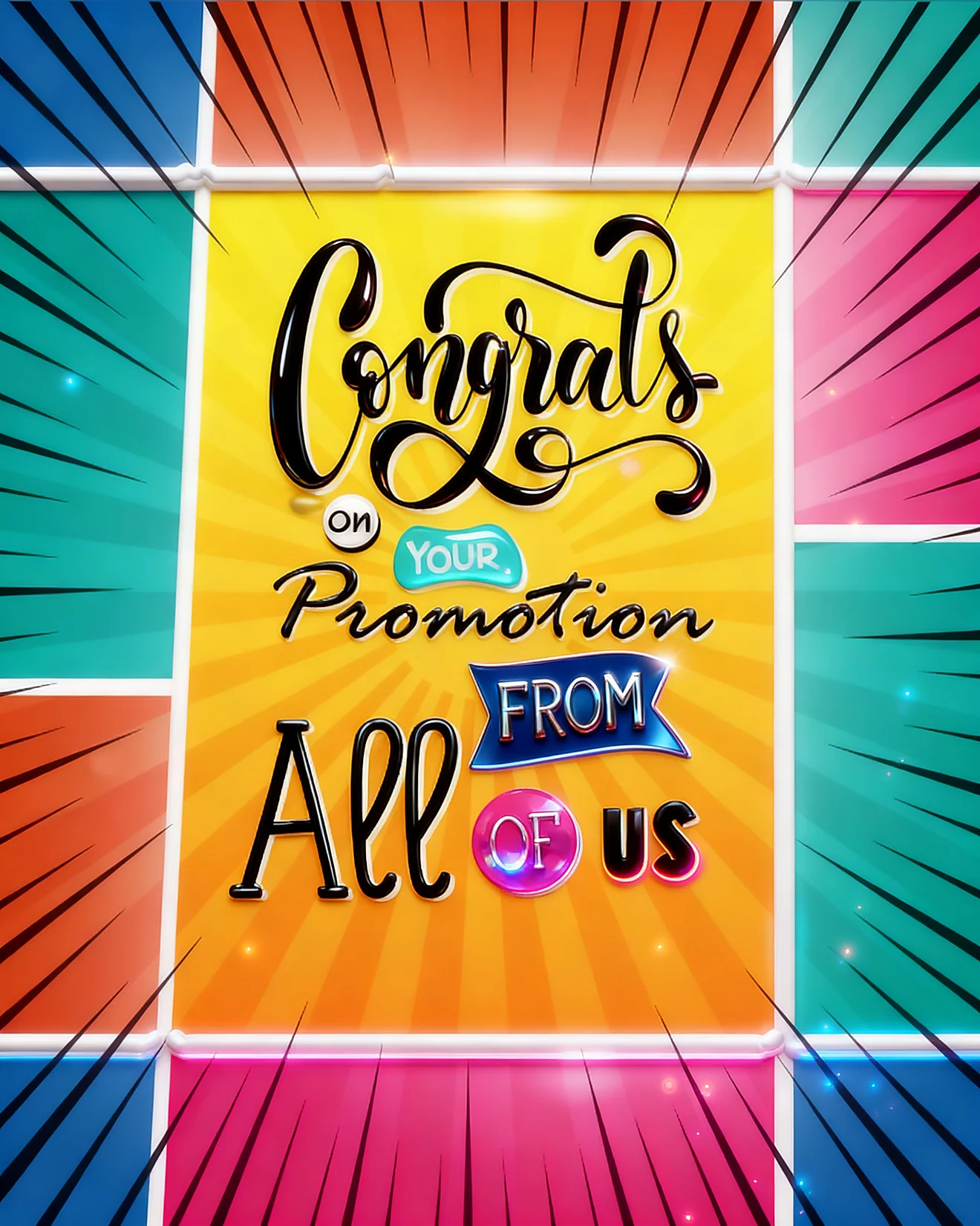 Congrats On Your Promotion online Job Promotion Card