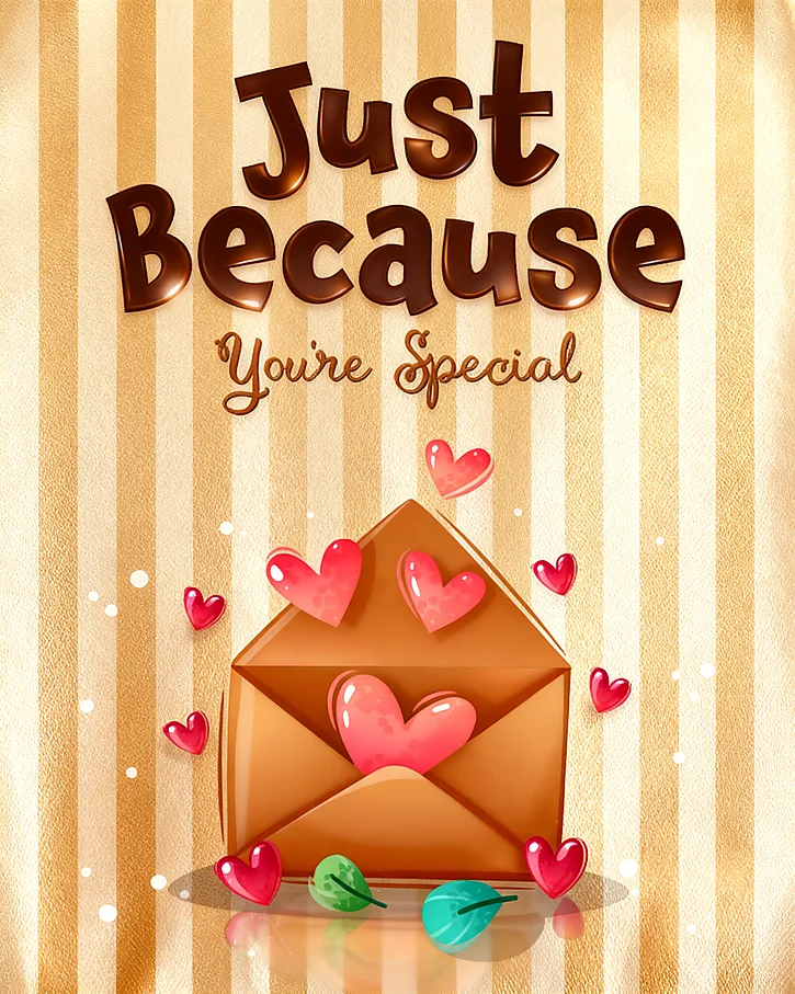 You're Simply So Special online Just Because Card